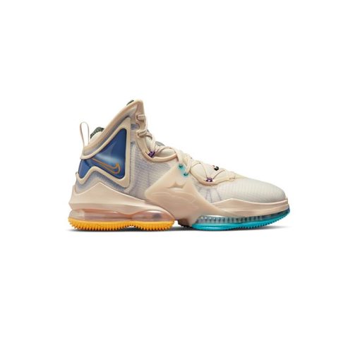 کتونی بسکتبالی نایکی لبرون 19 کرم Nike Lebron 19 Minneapolis Lakers