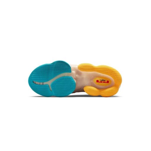کتونی بسکتبالی نایکی لبرون 19 کرم Nike Lebron 19 Minneapolis Lakers