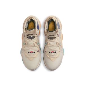 کتونی بسکتبالی نایکی لبرون 19 کرم Nike Lebron 19 Minneapolis Lakers