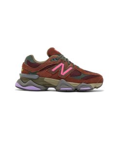 کتونی نیوبالانس 9060 قهوه ای صورتی New Balance 9060 Burgundy Pink