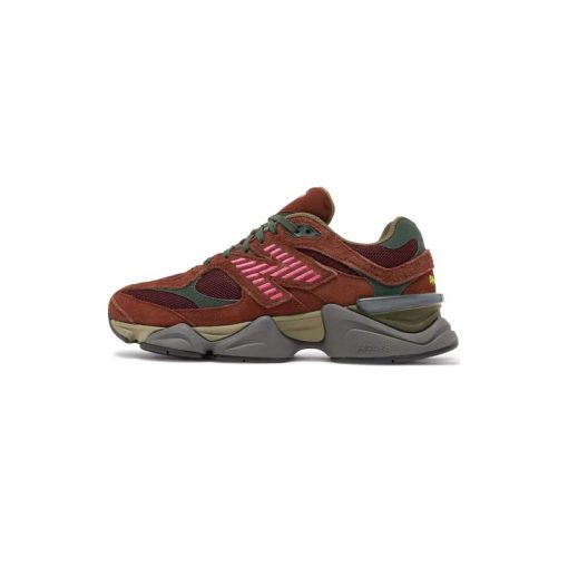 کتونی نیوبالانس 9060 قهوه ای صورتی New Balance 9060 Burgundy Pink