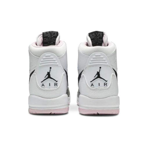 کتونی نایکی جردن لگاسی سفید صورتی Nike Jordan Legacy 312 GS White Black Pink Foam