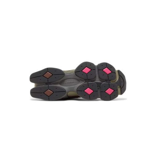 کتونی نیوبالانس 9060 قهوه ای صورتی New Balance 9060 Burgundy Pink