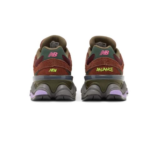 کتونی نیوبالانس 9060 قهوه ای صورتی New Balance 9060 Burgundy Pink