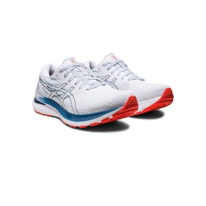 کتونی رانینگ اسیکس کایانو 29 سفید آبی Asics Gel-Kayano 29