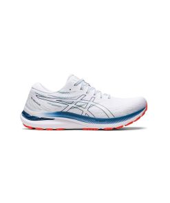 کتونی رانینگ اسیکس کایانو 29 سفید آبی Asics Gel-Kayano 29