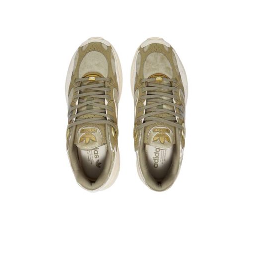 کفش پیاده روی آدیداس استیر کرم سبز زیتونی Adidas Astir Orbit Green Wonder White