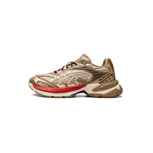 کتونى پوما ولوفاسیس قهوه ای قرمز Puma Velophasis Brown Red