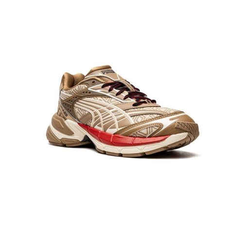 کتونى پوما ولوفاسیس قهوه ای قرمز Puma Velophasis Brown Red