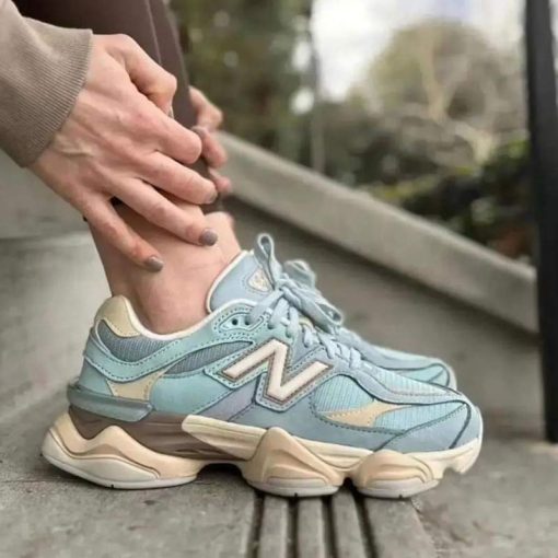کتونی نیوبالانس 9060 آبی آسمانی New Balance 9060 Blue Haze