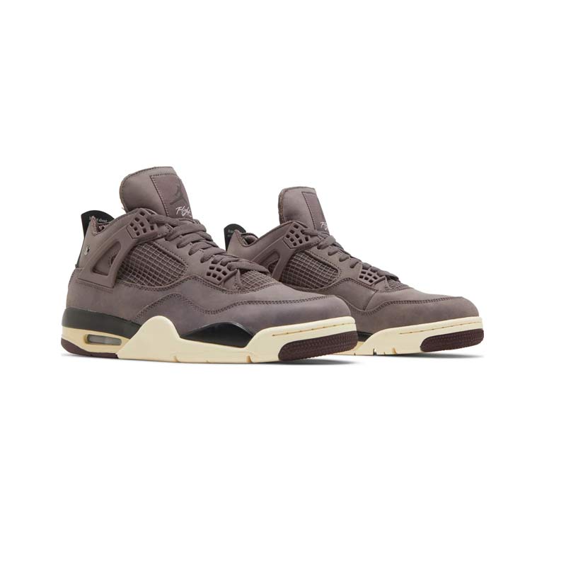 کفش نایک ایرجردن 4 قهوه ای Nike Air Jordan 4 Retro Maniére x Violet Ore