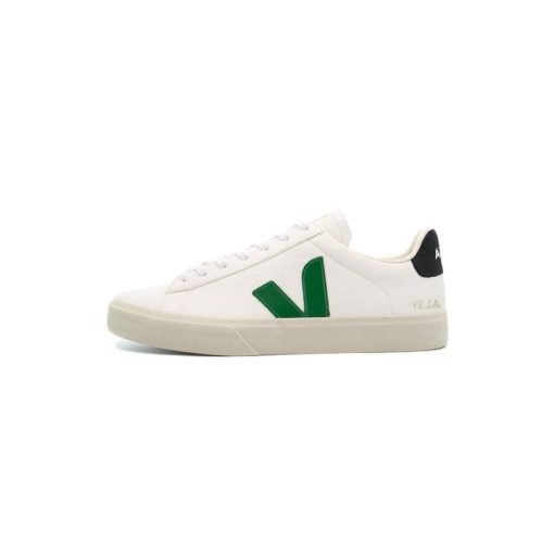 کفش کژوال وجا کمپو سفید سبز مشکی Veja Campo Chromefree White Emeraude Black