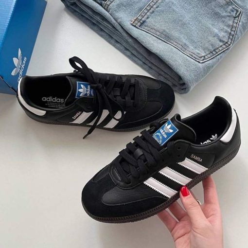 کتونى آدیداس سامبا مشکی سفید Adidas Samba OG Black