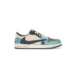 نایک ایرجردن 1 تراویس اسکات بی ام و آبی Nike Air Jordan 1 Low TravisScott Jackboys BMW