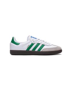 کتونى آدیداس سامبا سفید سبز Adidas Samba OG White Green
