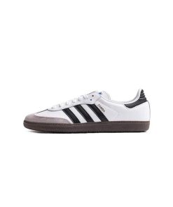کتونى آدیداس سامبا سفید مشکی  Adidas Samba OG White