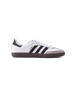 کتونى آدیداس سامبا سفید مشکی Adidas Samba OG White