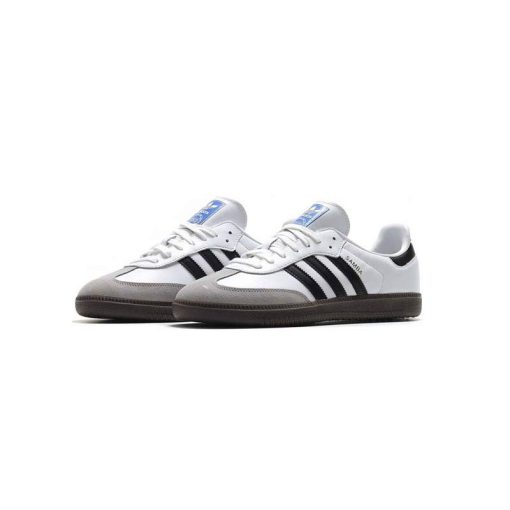 کتونى آدیداس سامبا سفید مشکی Adidas Samba OG White