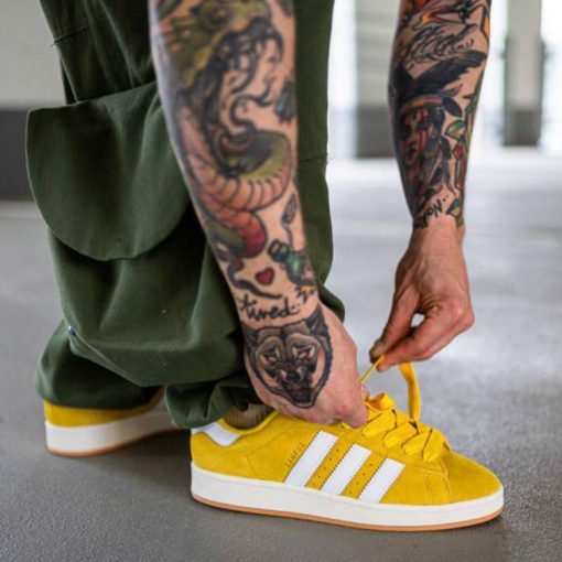 کتونى آدیداس کامپوس زرد Adidas Campus 00s Spice Yellow