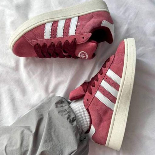 کتونى آدیداس کامپوس صورتی زرشکی Adidas Campus 00s Pink Strata