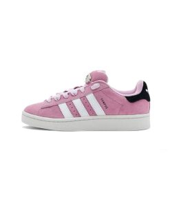کتونى آدیداس کامپوس صورتی سفید مشکی  Adidas Campus 00s Bliss Lilac