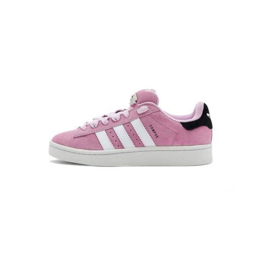 کتونى آدیداس کامپوس صورتی سفید مشکی Adidas Campus 00s Bliss Lilac