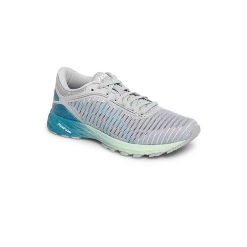 کتونی اسیکس دینافلایت طوسی آبی Asics Dynaflyte 2 Gray Blue