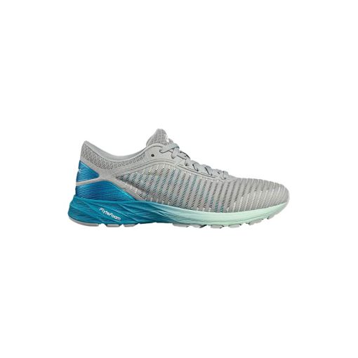 کتونی اسیکس دینافلایت طوسی آبی Asics Dynaflyte 2 Gray Blue