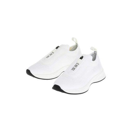 کتونی دیور زیپ دار سفید Dior b25 White