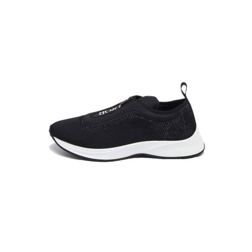 کتونی دیور زیپ دار مشکی Dior b25 Black
