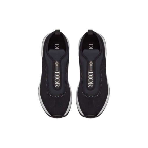 کتونی دیور زیپ دار مشکی Dior b25 Black