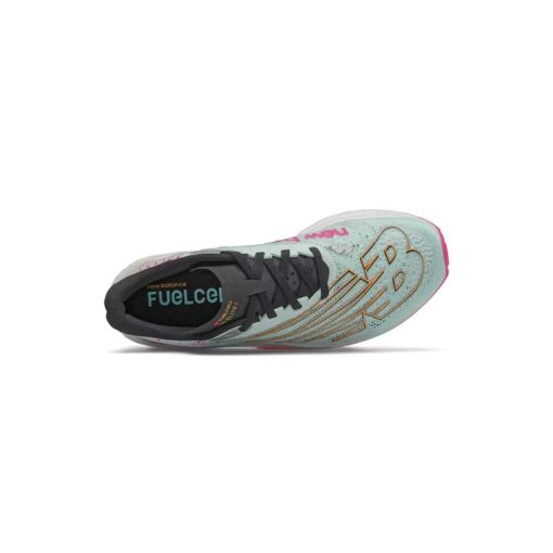 کتونی رانینگ نیوبالانس آبی صورتی New Balance Fuelcel Rc Elite Blue Pink