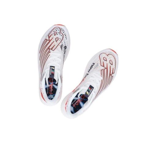کتونی رانینگ نیوبالانس سفید قرمز New Balance Fuelcel Rc Elite White Red