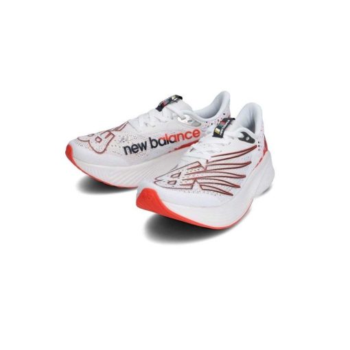 کتونی رانینگ نیوبالانس سفید قرمز New Balance Fuelcel Rc Elite White Red