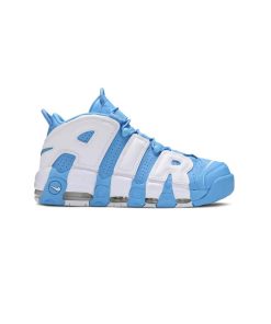 کتونی نایک ایر آپتمپو آبی سفید Nike Air More Uptempo University Blue