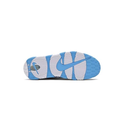 کتونی نایک ایر آپتمپو آبی سفید Nike Air More Uptempo University Blue