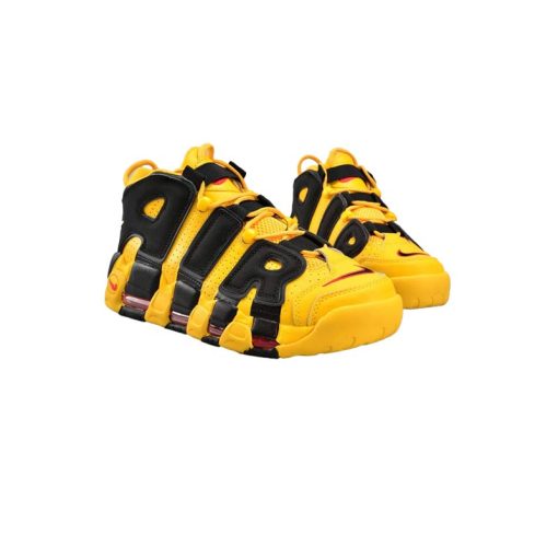 کتونی نایک ایر آپتمپو زرد و مشکی Nike Air Uptempo Bruce Lee Black Yellow