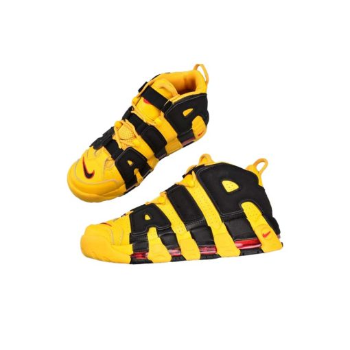 کتونی نایک ایر آپتمپو زرد و مشکی Nike Air Uptempo Bruce Lee Black Yellow
