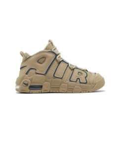 کتونی نایک ایر آپتمپو کرم و آبی Nike Air More Uptempo Limestone