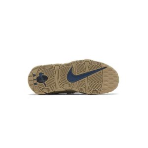 کتونی نایک ایر آپتمپو کرم و آبی Nike Air More Uptempo Limestone