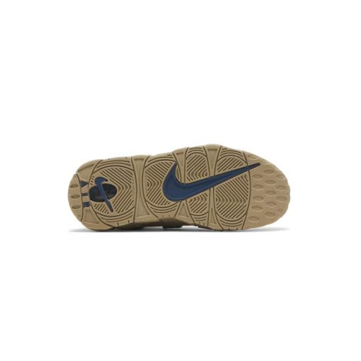 کتونی نایک ایر آپتمپو کرم و آبی Nike Air More Uptempo Limestone