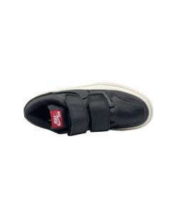 کتونی نایک ایرجردن 1 دوبل ساق کوتاه مشکی Nike Air Jordan 1 retro Low double strap black