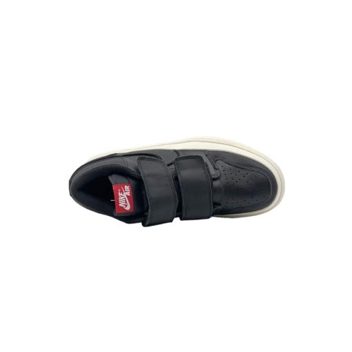 کتونی نایک ایرجردن 1 دوبل ساق کوتاه مشکی Nike Air Jordan 1 retro Low double strap black