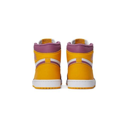 کتونی نایک ایرجردن 1 زرد و زرشکی Nike Air Jordan 1 Retro High OG Brotherhood