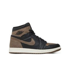 کتونی نایک ایرجردن 1 قهوه ای مشکی پالومینو Nike Air Jordan 1 Retro High OG Palomino