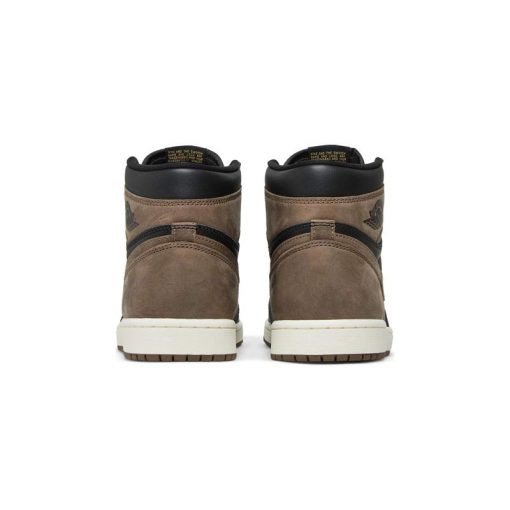 کتونی نایک ایرجردن 1 قهوه ای مشکی پالومینو Nike Air Jordan 1 Retro High OG Palomino