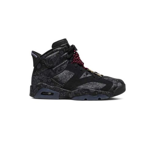 کتونی نایک ایرجردن 6 سینگل دی مشکی طوسی Nike Air Jordan 6 Singles Day
