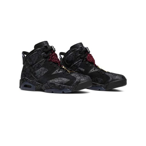 کتونی نایک ایرجردن 6 سینگل دی مشکی طوسی Nike Air Jordan 6 Singles Day