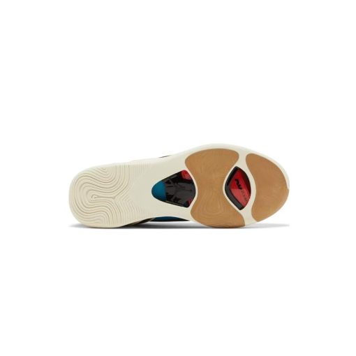 کتونی نایک جردن تاتوم سفید آبی قرمز Nike Jordan Tatum 1 Barbershop