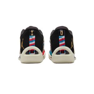 کتونی نایک جردن تاتوم سفید آبی قرمز Nike Jordan Tatum 1 Barbershop